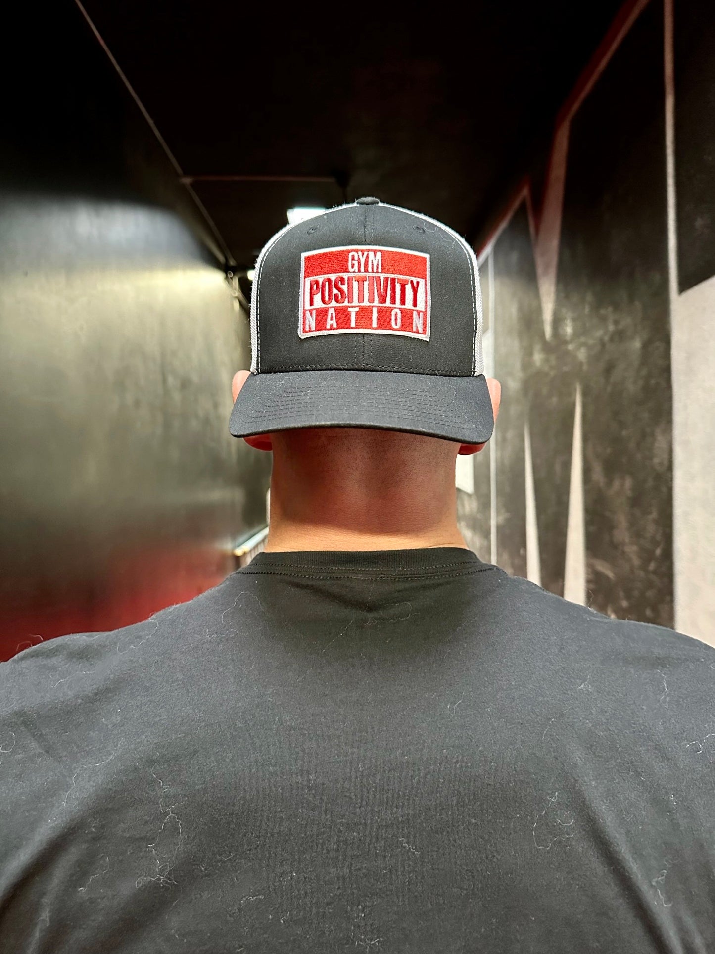 Gym Positivity Nation Logo Hat - Black & White