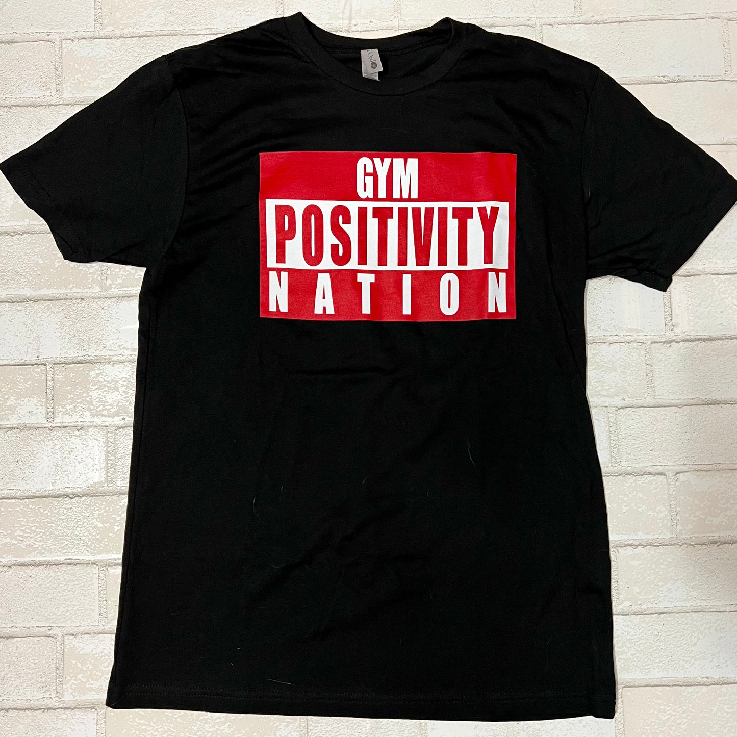 Gym Positivity Nation Logo Shirt - Black